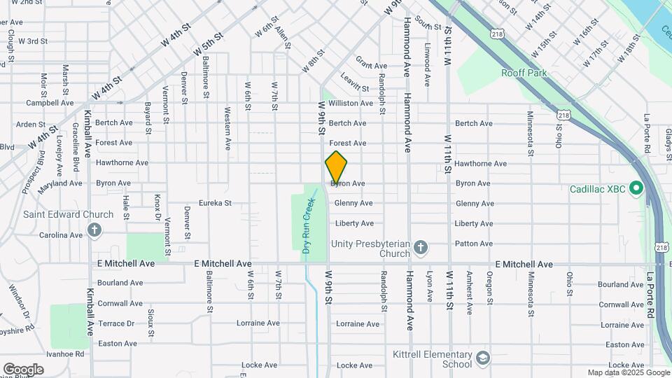 1112-1114 Byron Ave Mapa y Detalles de la Ubicación
