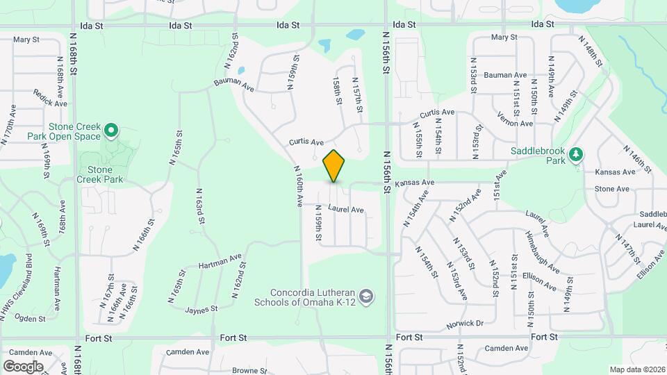 5937 N 158th Ct Map and Location Details
