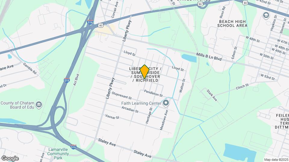 4301 Worth St Map and Location Details