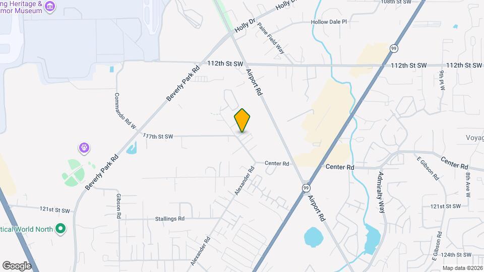 11625 Center Rd Map and Location Details