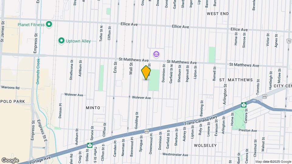 718 Minto St Map and Location Details