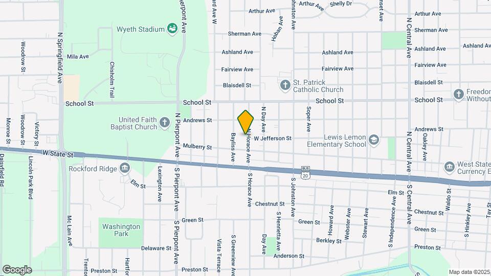 212 N Horace Ave Map and Location Details