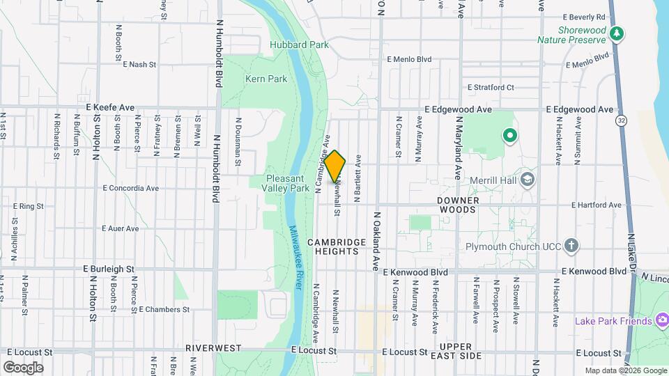 3333 N Newhall St Map and Location Details