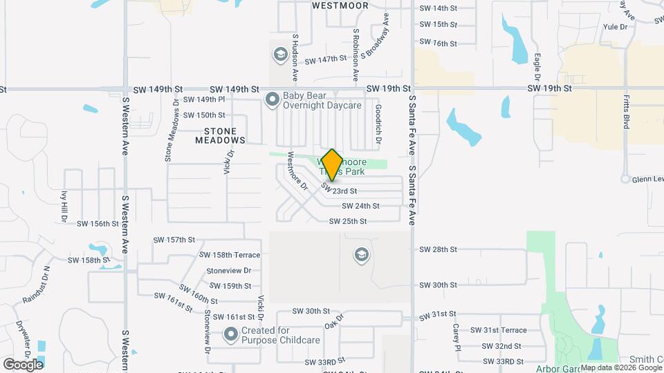 1427 SW 23rd St Map and Location Details