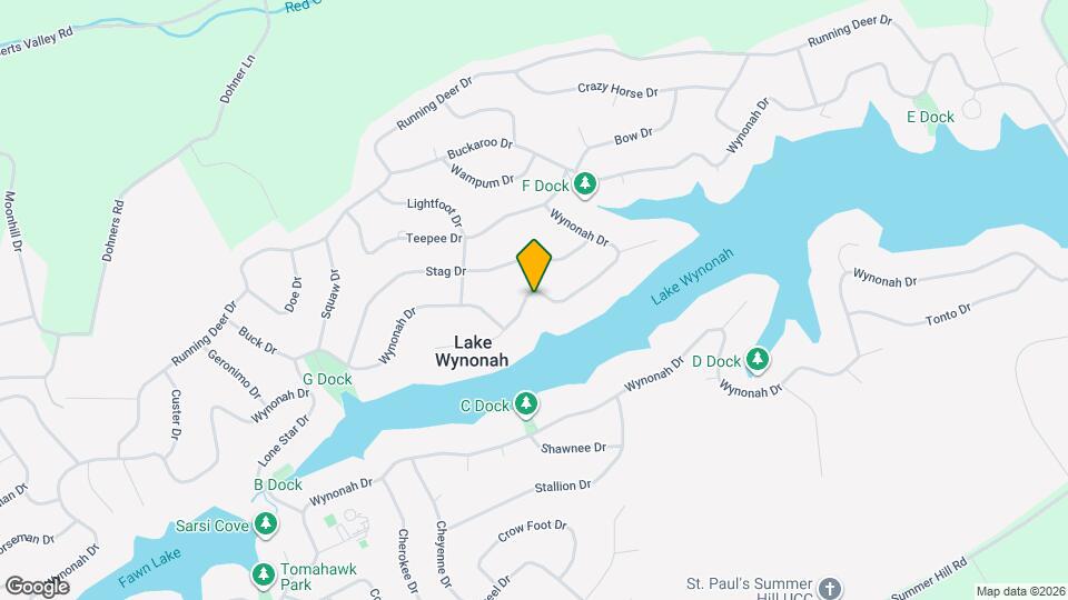 1506 Wynonah Dr Map and Location Details