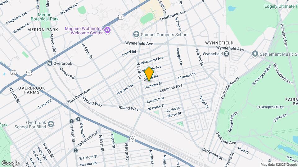 5645 Diamond St Map and Location Details