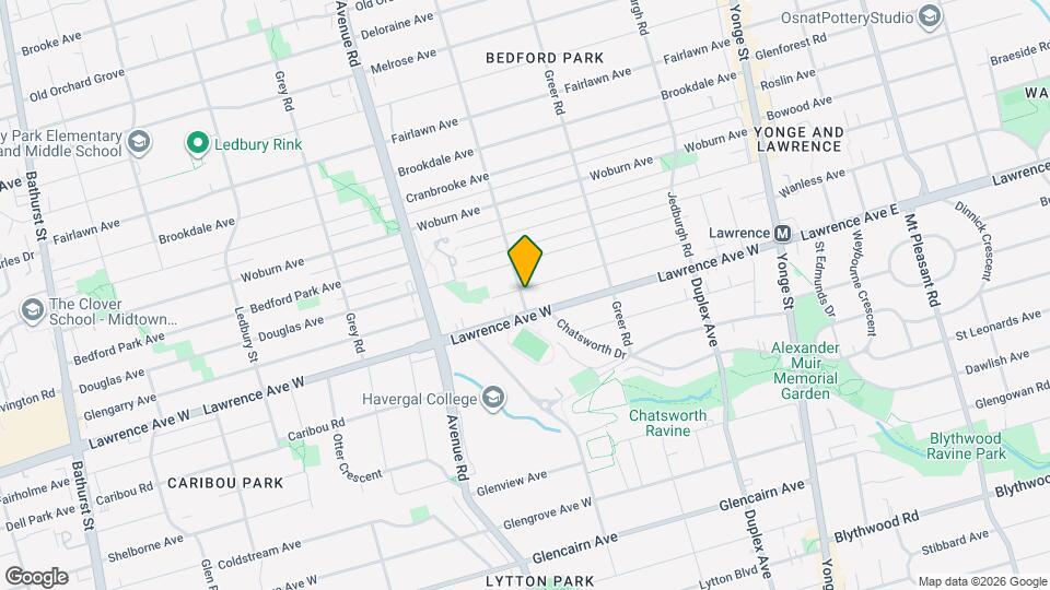 199 Glengarry Ave Map and Location Details