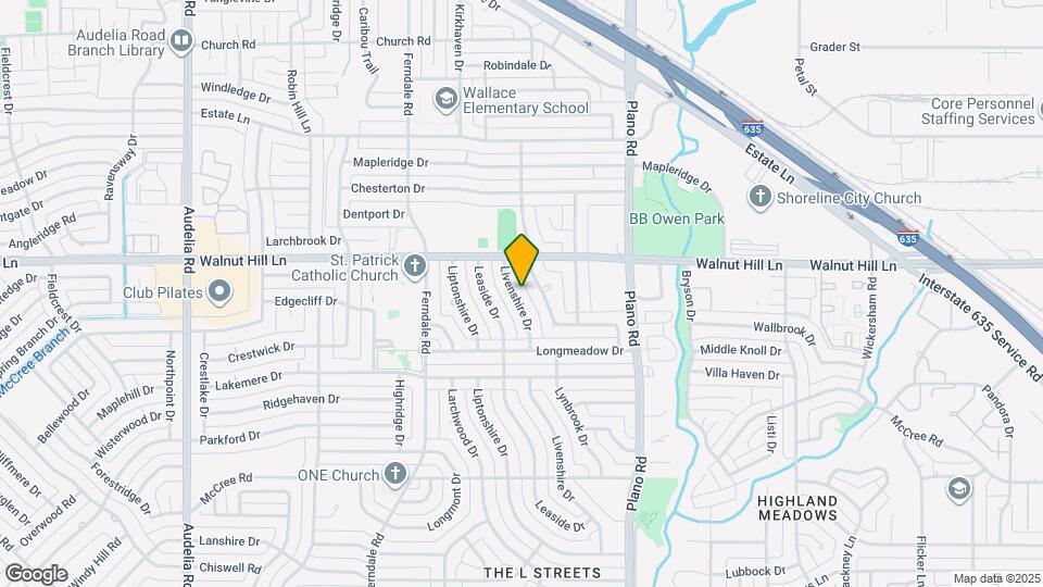 9630 Livenshire Dr Map and Location Details