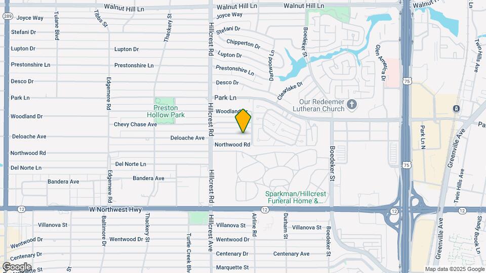 7018 Deloache Ave Map and Location Details