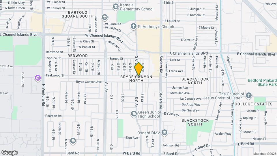 330 Teakwood St Map and Location Details