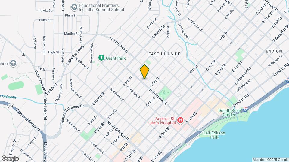 626 N 10th Ave E Map and Location Details