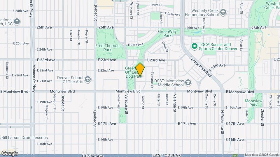 2176 Spruce St Map and Location Details