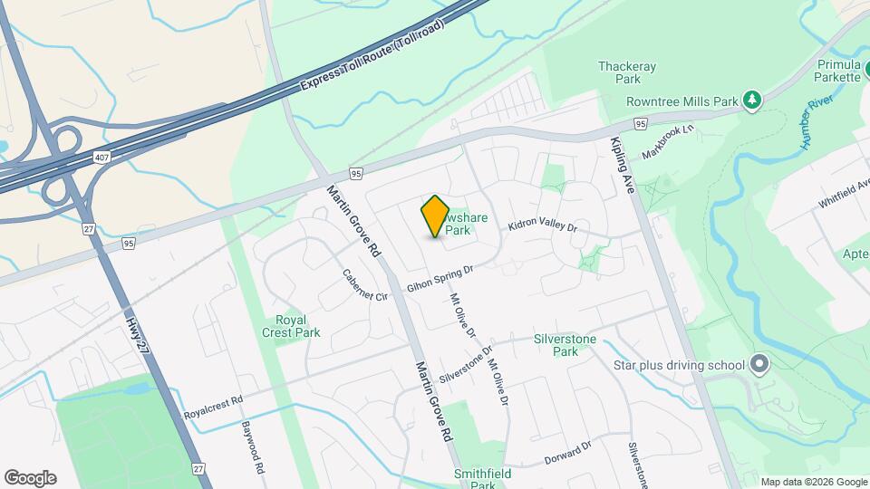 57 Plowshare Crescent Map and Location Details