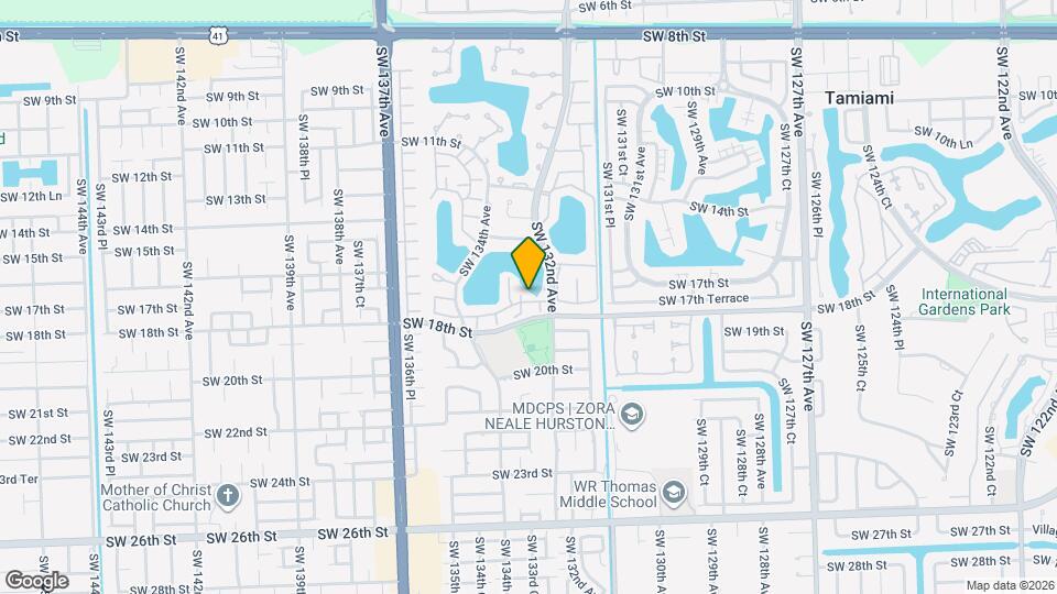 13251 SW 17th Ln Map and Location Details