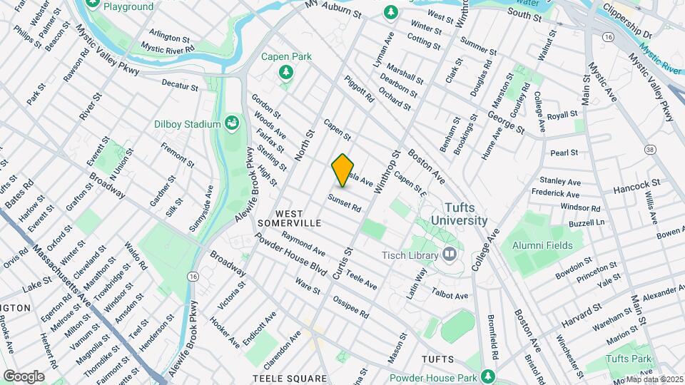 44 Upland Rd, Unit 1 Map and Location Details