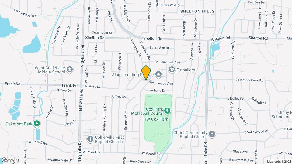 1071 Greenview Rd Map and Location Details