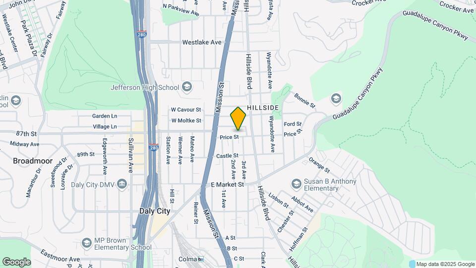 261 Price St Mapa y Detalles de la Ubicación