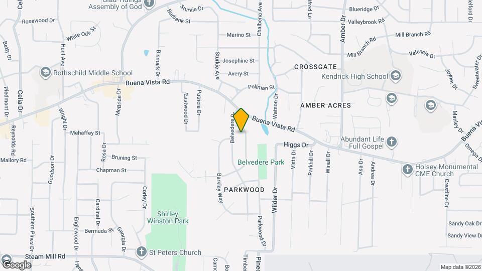 873 Baxley Way Map and Location Details