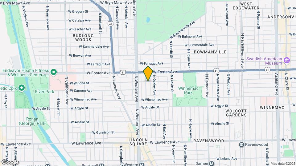 5125-5127 N Claremont Ave Map and Location Details