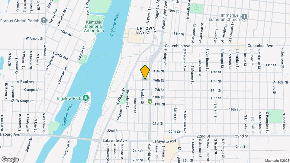 401 Franklin St Map and Location Details