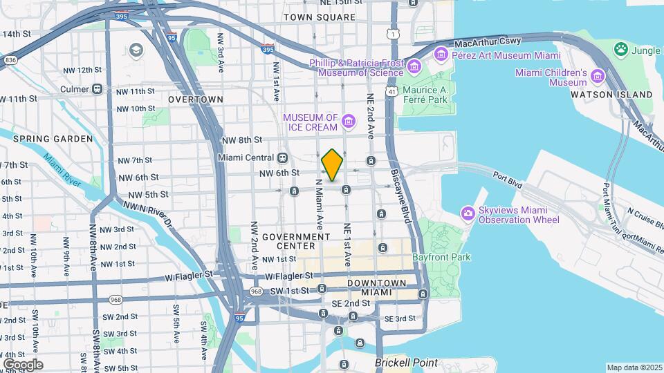45 NE 5th St Map and Location Details