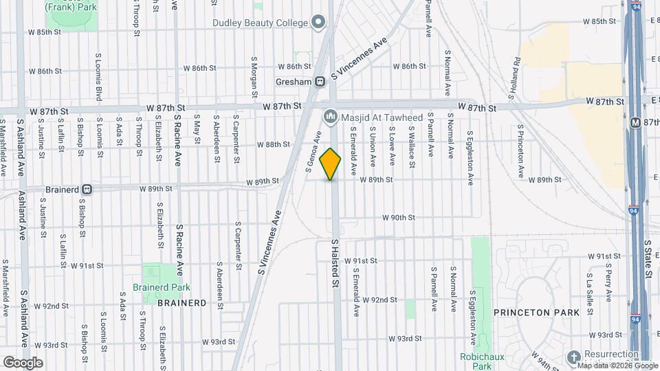8906 S Halsted St Map and Location Details