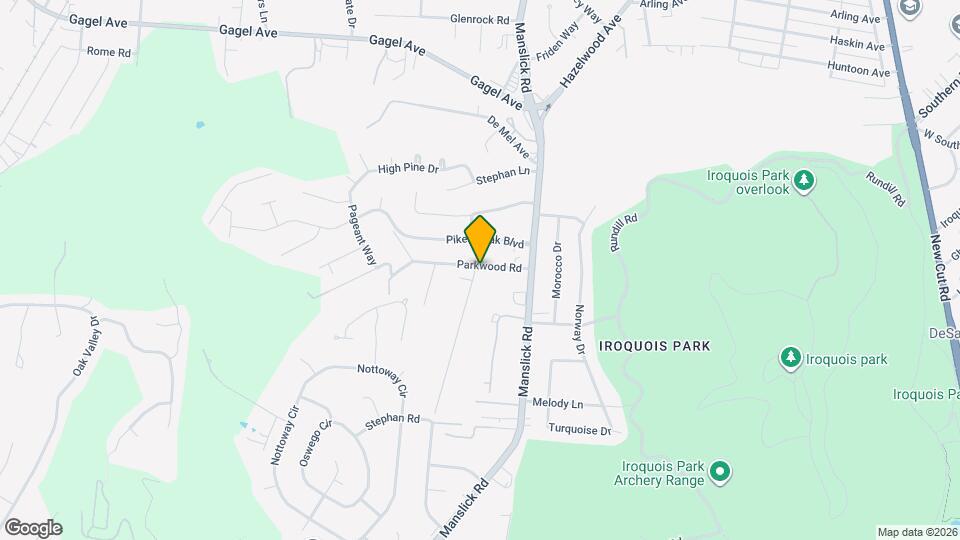 2220 Parkwood Rd Map and Location Details