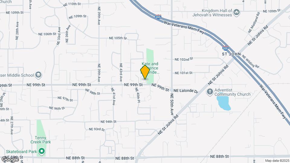 9900 NE 46th Ct Map and Location Details