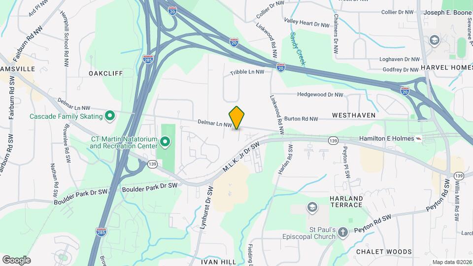 3020 Delmar Ln NW, Unit B13 Map and Location Details