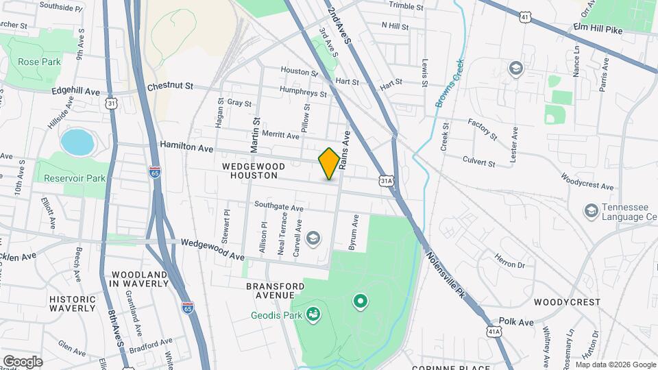 505A Moore Ave Map and Location Details