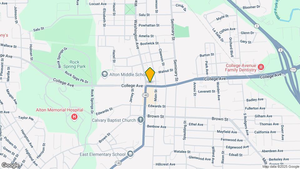 2514 College Ave Map and Location Details