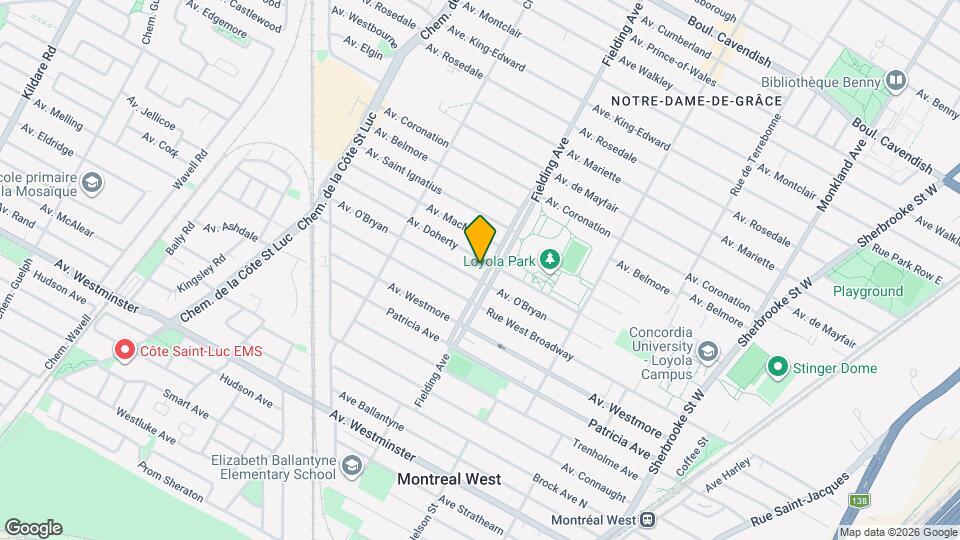 7211 Fielding Av Map and Location Details