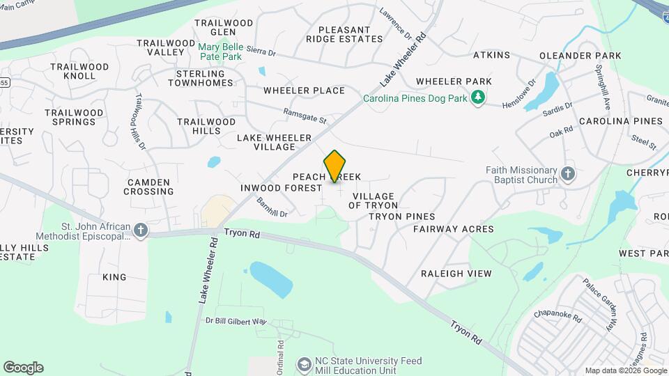 1909 Peach Creek Ct Map and Location Details