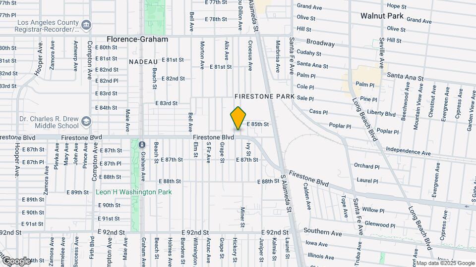 2111 Firestone Map and Location Details