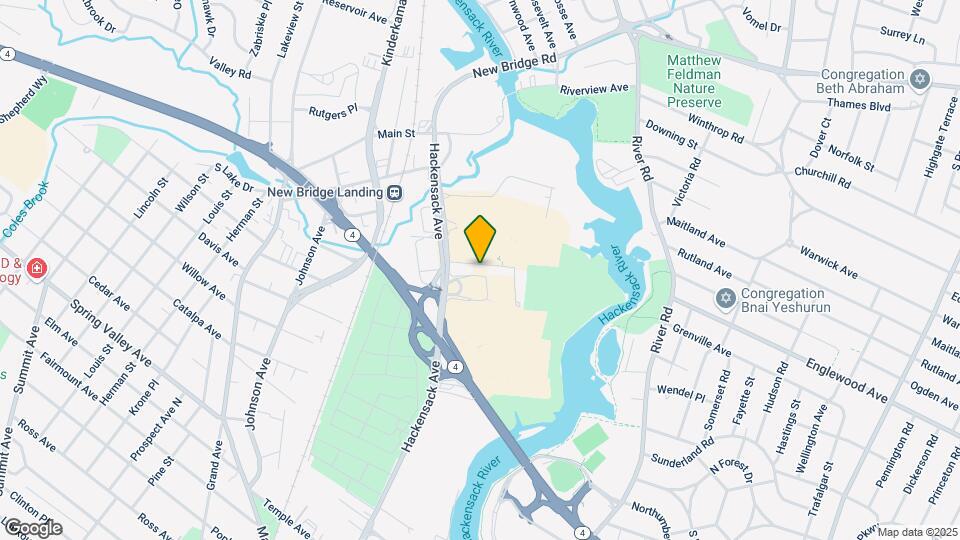 Reveal Hackensack Mapa y Detalles de la Ubicación