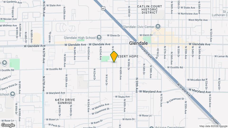 6711 N 61st Ave Map and Location Details
