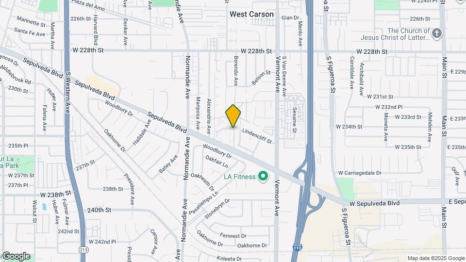 1123 Sepulveda Blvd Mapa y Detalles de la Ubicación