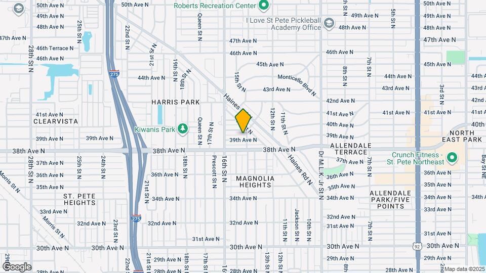 1411 39th Ave N Map and Location Details