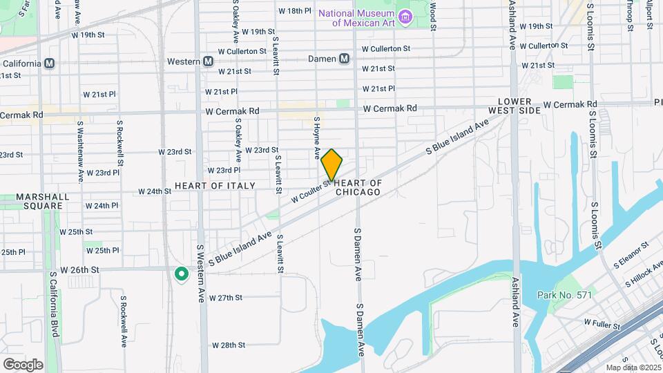 2049 W Coulter St Map and Location Details