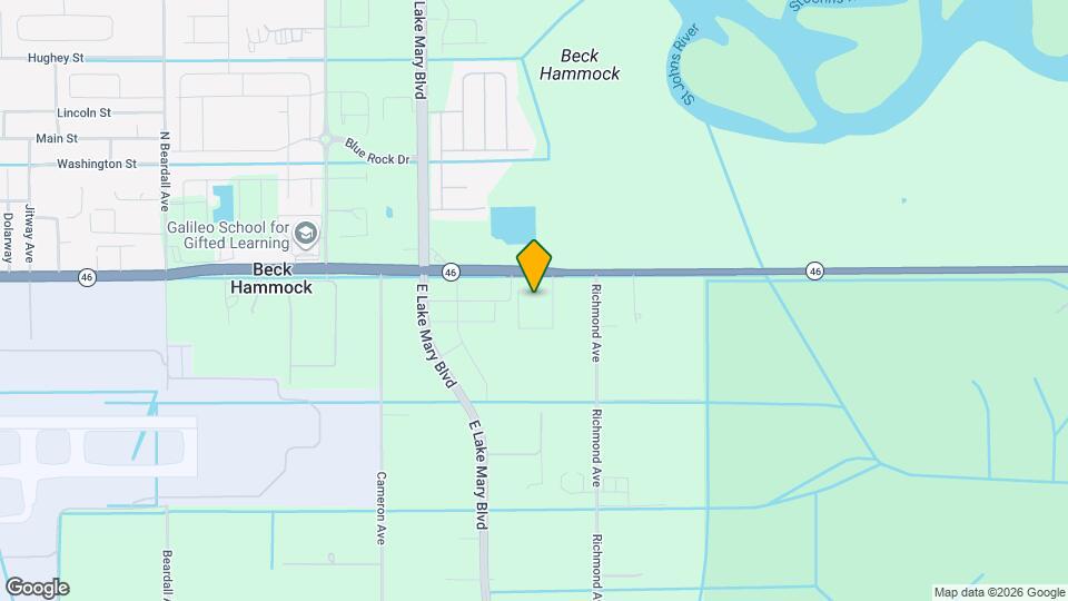 NUVO Sanford Mapa y Detalles de la Ubicación