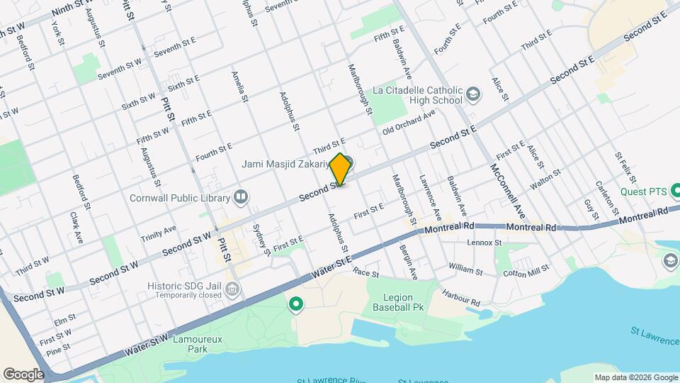 320 Second St E Map and Location Details