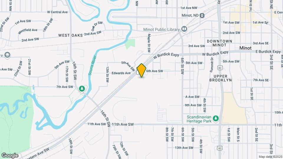 915 W Burdick Expy Map and Location Details