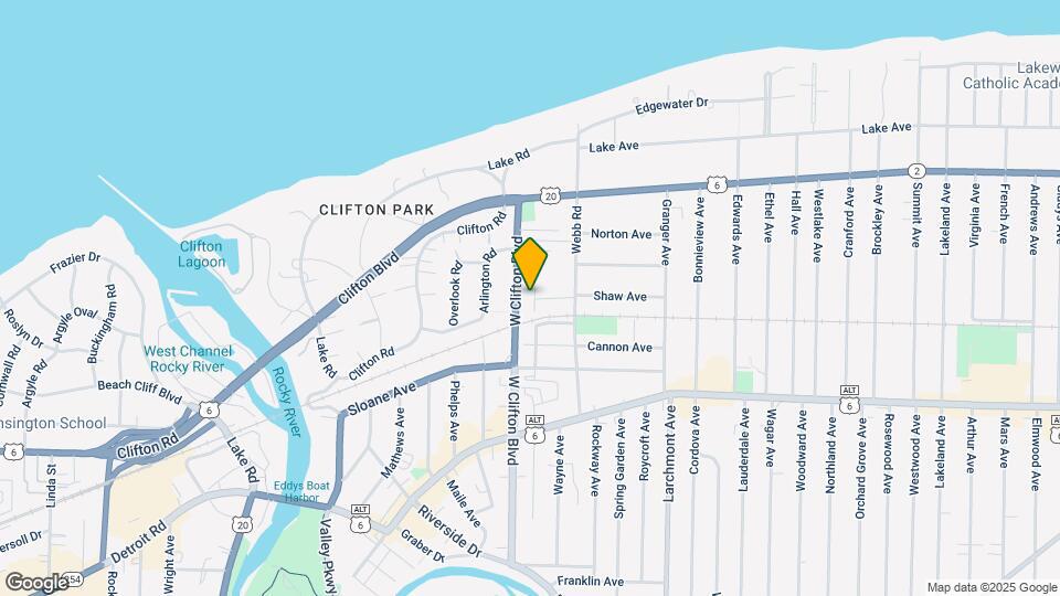 1257 W Clifton Blvd Map and Location Details