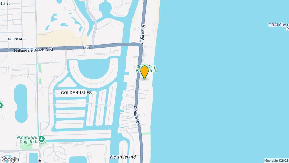 1912 S Ocean Dr Mapa y Detalles de la Ubicación