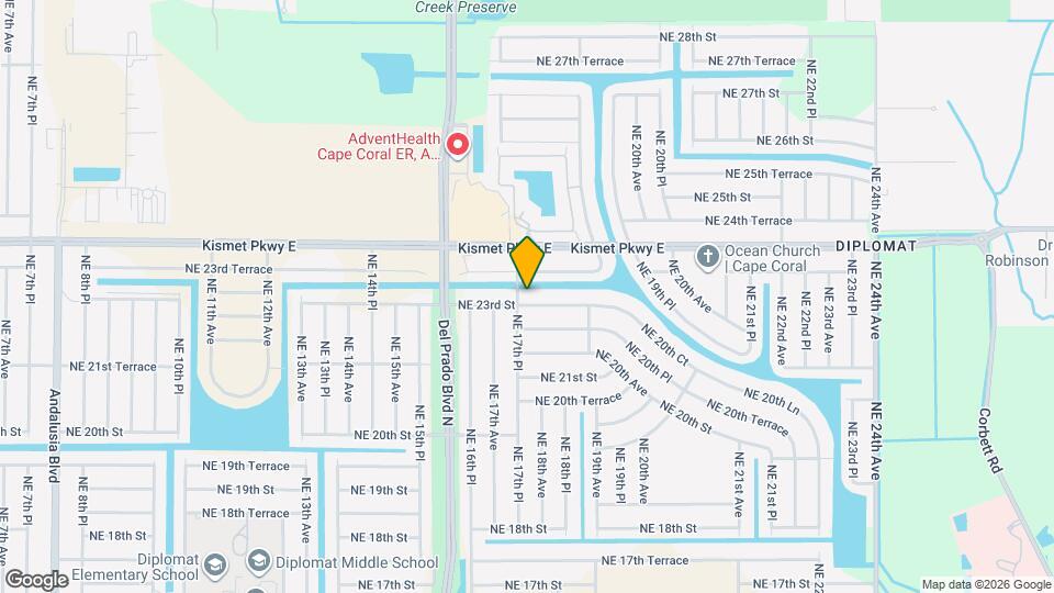 1721 NE 23rd St Map and Location Details