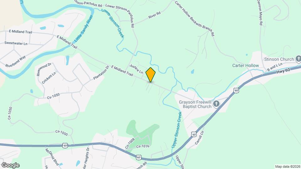 1670 E Midland Trail Map and Location Details