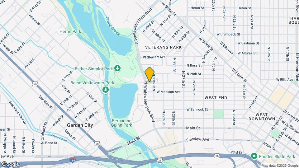 3013 W Pleasanton Ave Mapa y Detalles de la Ubicación