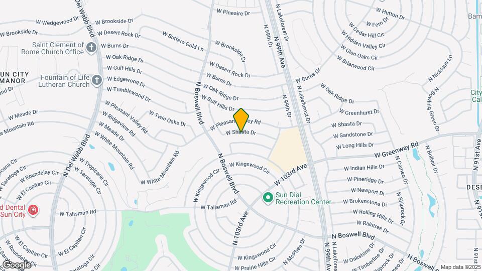 10007 W Shasta Dr Map and Location Details