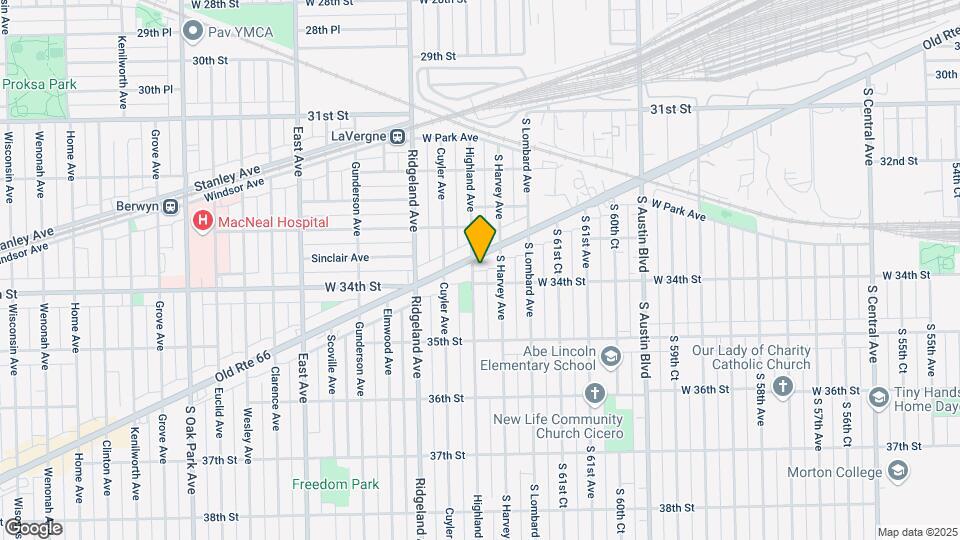 6248 Ogden Ave Map and Location Details