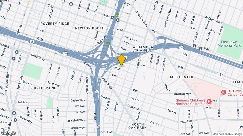 3201 W St Map and Location Details